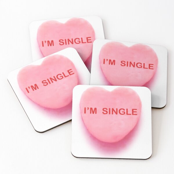 Item preview, Candy Heart: I'm Single designed and sold by Havocstaff.