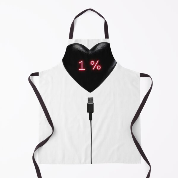 Item preview, 1 % Heart Low Battery Needs Recharge Energy designed and sold by fancy-to-shop.