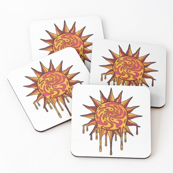 Item preview, Melting Sun – Psychedelic Retro  designed and sold by LMDIGITAL6.