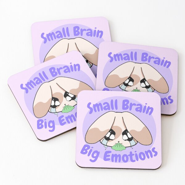 Item preview, "Small Brain, Big emotions" designed and sold by kaiblee.