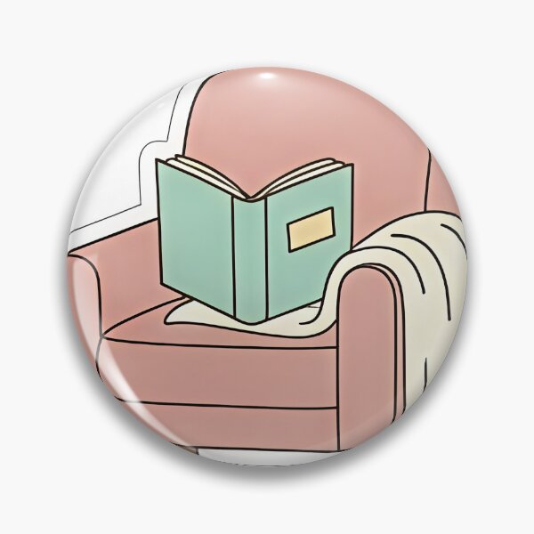 Item preview, Pegatina para silla de lectura acogedora designed and sold by polamaged.