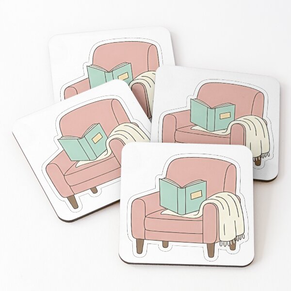 Item preview, Cozy Reading Chair Sticker designed and sold by polamaged.