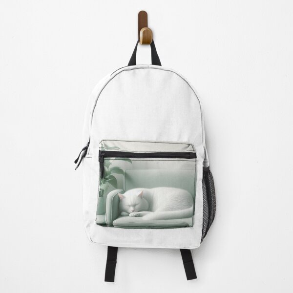 Item preview, WHITE CAT SLEEPING designed and sold by GMICHAELSF.
