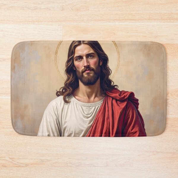 Item preview, Jesus with Gold Halo - Renaissance-Inspired Sacred Art designed and sold by Pastor Reeves Studio.
