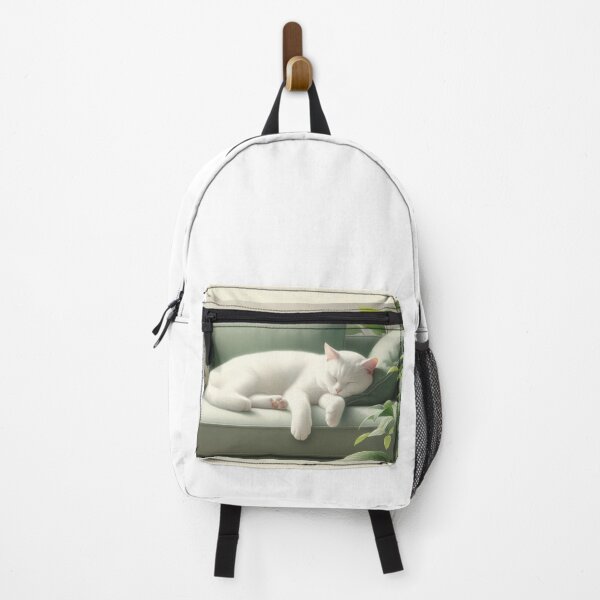 Item preview, WHITE CAT SLEEPING designed and sold by GMICHAELSF.