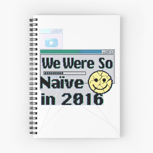 Item preview, We Were So Naïve in 2016 designed and sold by Stressabite.