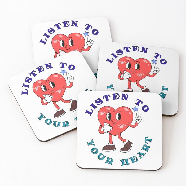 Item preview, Listen to Your Heart Retro Cartoon Edition designed and sold by ValeriValera.