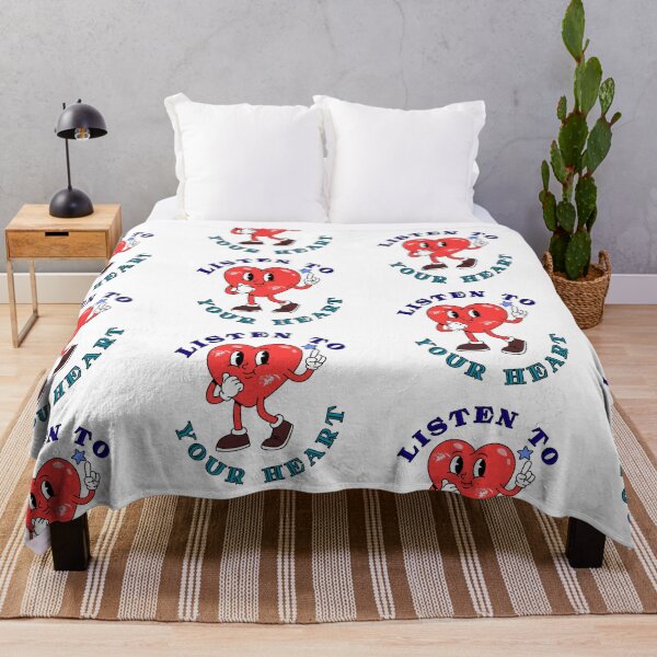 Item preview, Listen to Your Heart Retro Cartoon Edition designed and sold by ValeriValera.