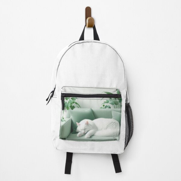 Item preview, WHITE CAT SLEEPING designed and sold by GMICHAELSF.