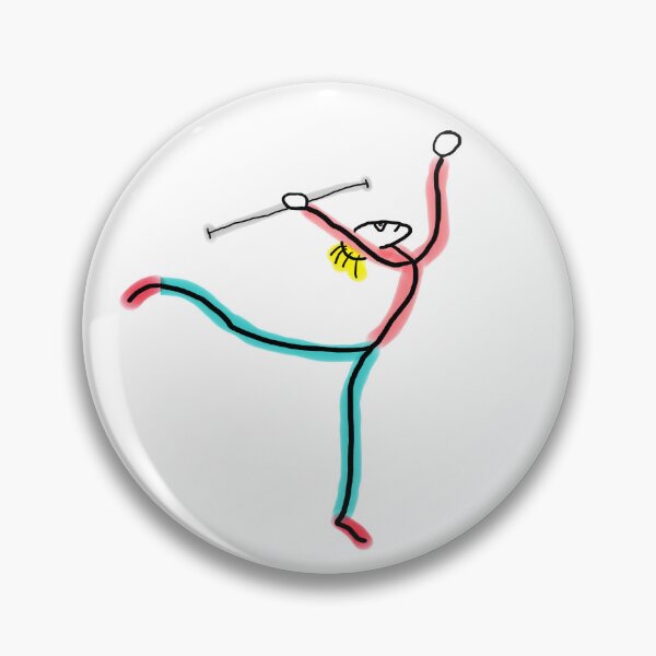 Item preview, Baton Twirling Stick Figure designed and sold by Mark-Ewbie.