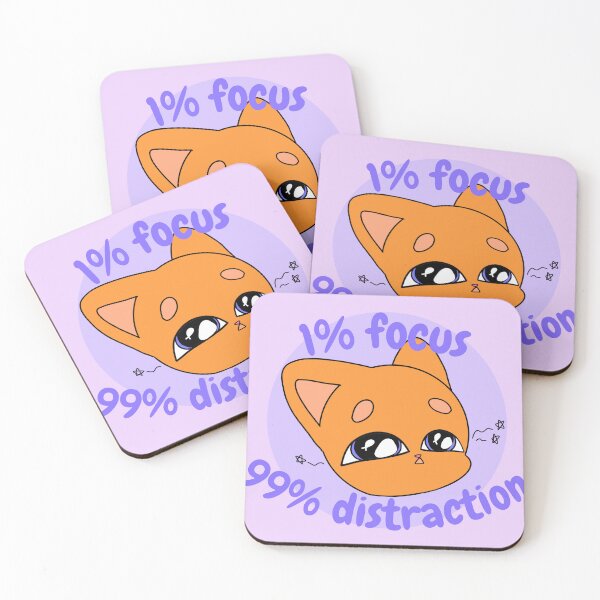 Item preview, "1% focus, 99% distraction" designed and sold by kaiblee.