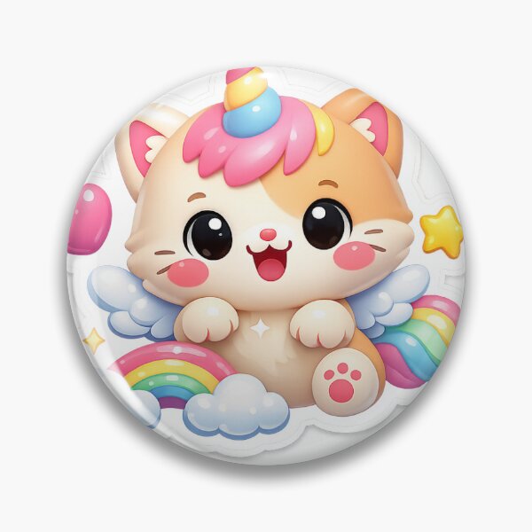 Item preview, Kawaii cat unicorn  designed and sold by Abhaydesign.