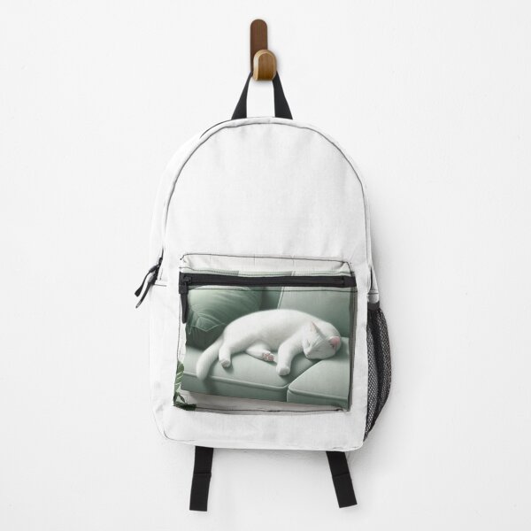 Item preview, WHITE CAT SLEEPING designed and sold by GMICHAELSF.