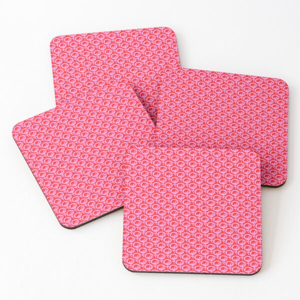 Item preview, Vibrant Pop Roses Preppy Pink and Red Pattern designed and sold by kierkegaard.