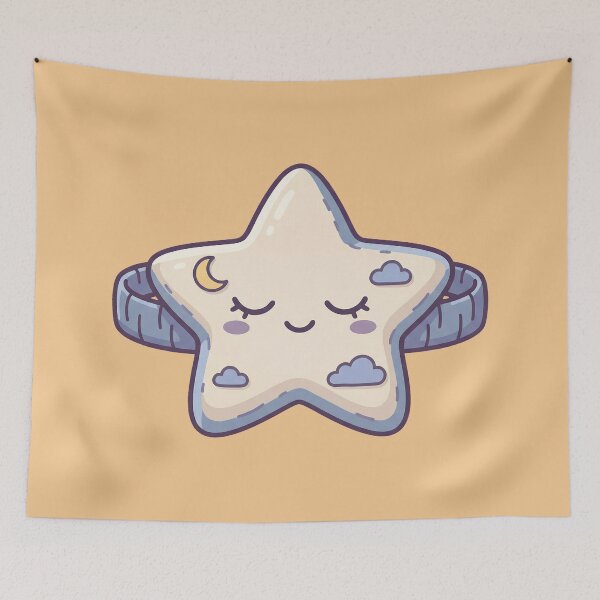 Item preview, Kawaii Dreamy Sleeping Star Eye Mask designed and sold by Indraokta22.