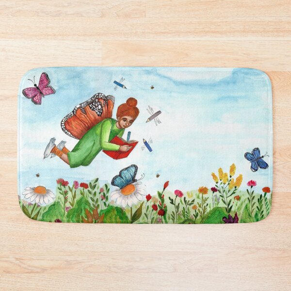 Item preview, Flower field butterfly creating inner world designed and sold by ArtDamaskin.