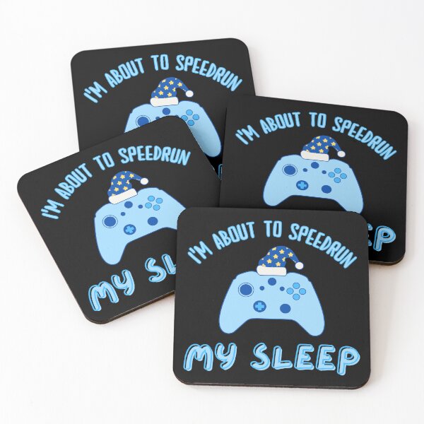 Item preview, I'm About to Speedrun My Sleep – Relaxed Gamer Night Design designed and sold by PHRASEandSTYLE.