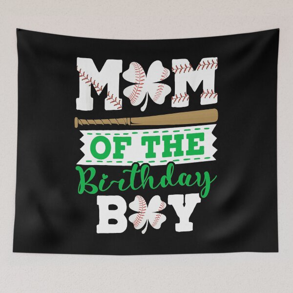 Item preview, Mom of the Birthday Boy Baseball Patrick's Day Shirt designed and sold by KIROSALS.