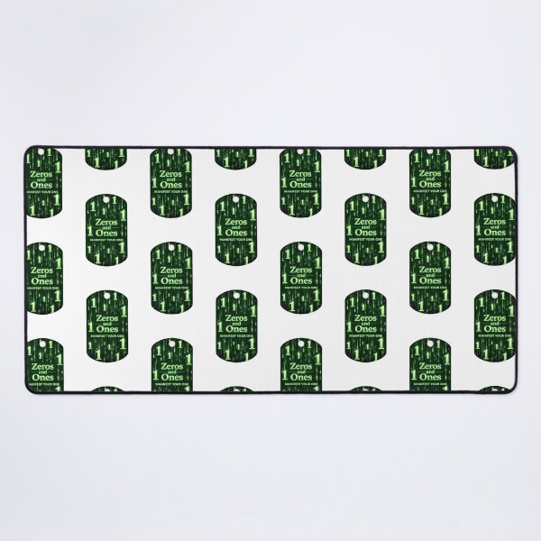 Item preview, Zeros and Ones — Manifest Your One Dog Tag Sticker designed and sold by Fuskiss.
