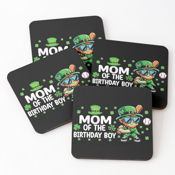 Item preview, Mom of the Birthday Boy Baseball Patrick's Day Leprechaun Shirt designed and sold by KIROSALS.