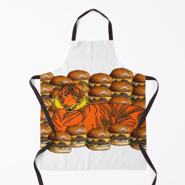 Item preview, Auburn the Tiger With Cheeseburger wall– animalz designed and sold by Ashley’sAnimalz.