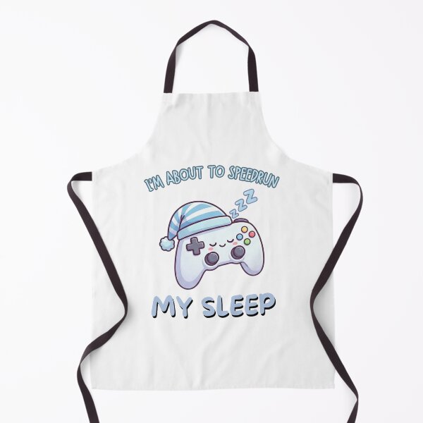 Item preview, I'm About to Speedrun My Sleep – Cute Sleeping Gamer Art designed and sold by PHRASEandSTYLE.