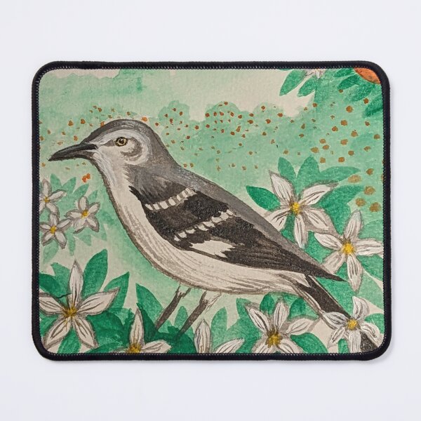 Item preview, Florida state bird and flower, the mockingbird and orange blossom  designed and sold by Matt Starr Fine Art .