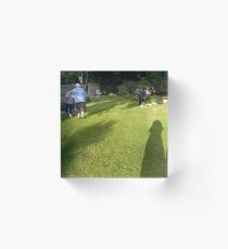 The Garden Viewing Acrylic Block