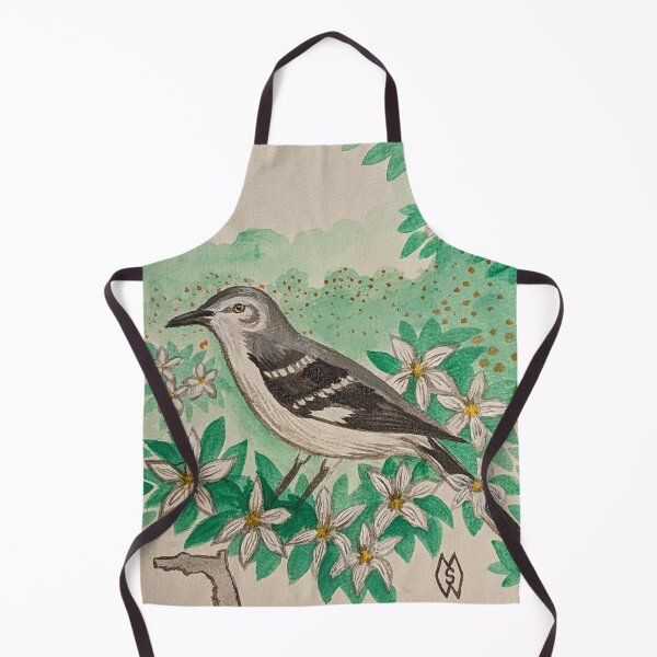 Item preview, Florida state bird and flower, the mockingbird and orange blossom designed and sold by Matt Starr Fine Art .