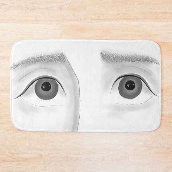 Item preview, Eyes in love simple handmade illustration black and white  designed and sold by ArtDamaskin.