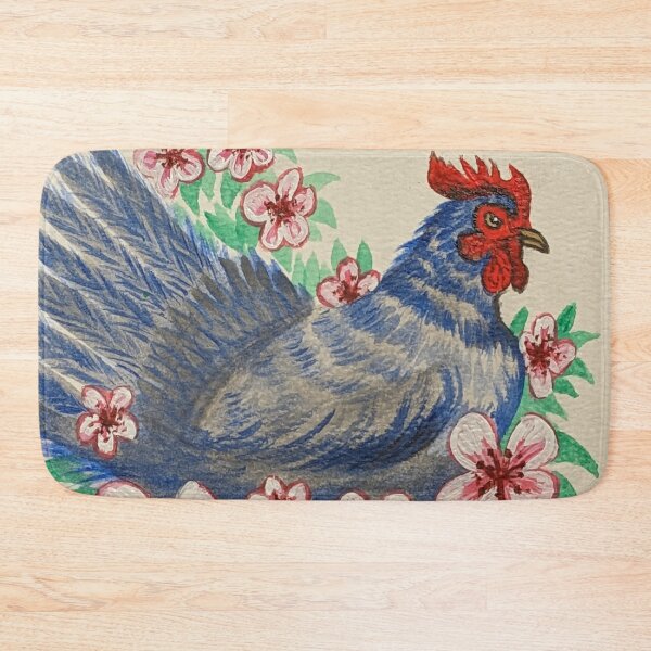 Item preview, Delaware state bird and flower, the blue hen and peach blossom  designed and sold by Matt Starr Fine Art .