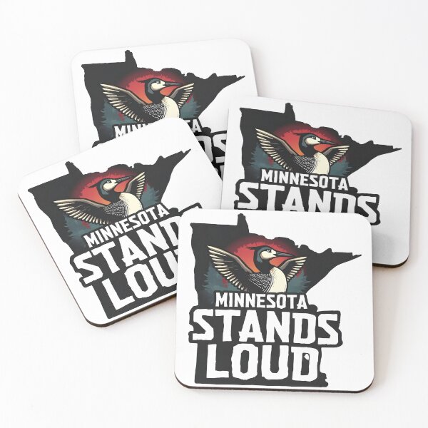 Item preview, anti ice minnesota rebel loon MINNESOTA STANDS LOUD designed and sold by Uglyandcute.