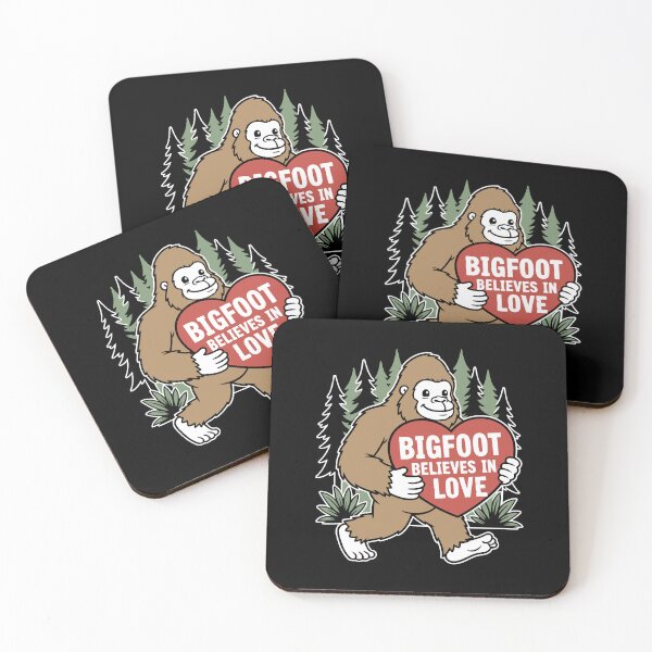 Item preview, Bigfoot Believes in Love - Bigfoot Sasquatch Valentine's Day designed and sold by Photo-Memes.