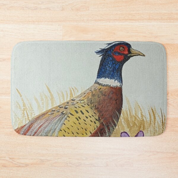 Item preview, South Dakota state bird & flower, the ring-necked pheasant and American pasque designed and sold by Matt Starr Fine Art .