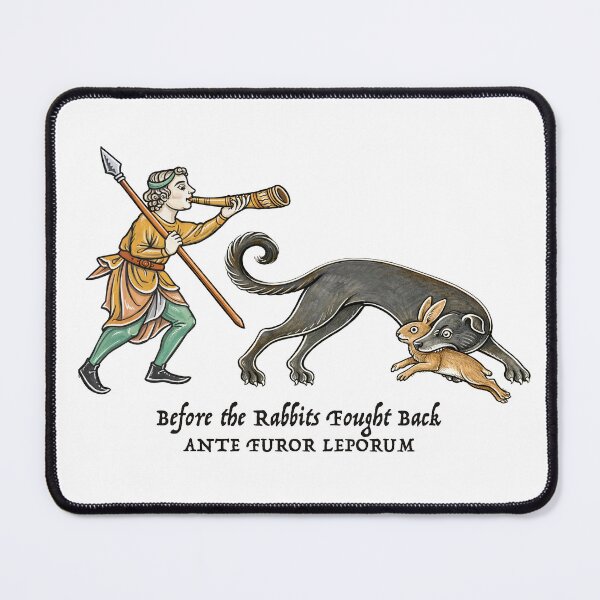 Item preview, Medieval Rabbit Hunt designed and sold by ebrawne.