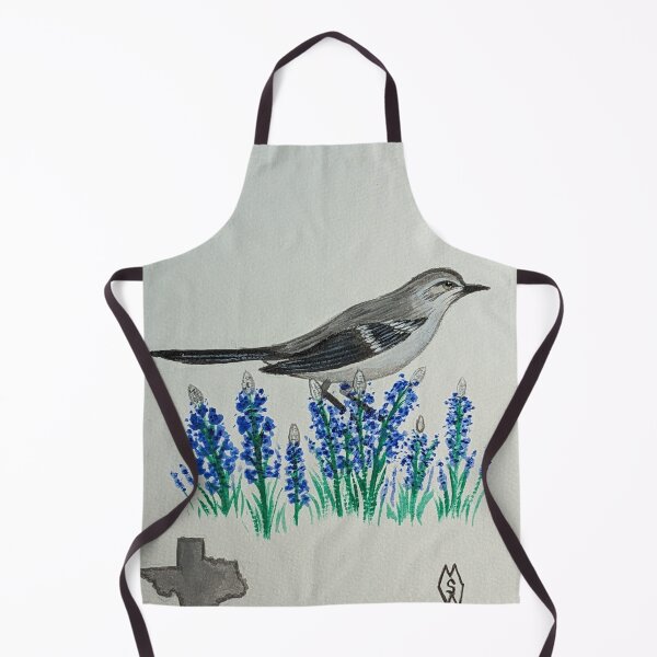 Item preview, Texas state bird & flower, the mockingbird and bluebonnet designed and sold by Matt Starr Fine Art .