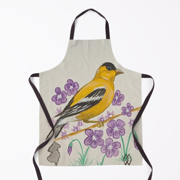Item preview, New Jersey state bird & flower, the goldfinch and violet designed and sold by Matt Starr Fine Art .