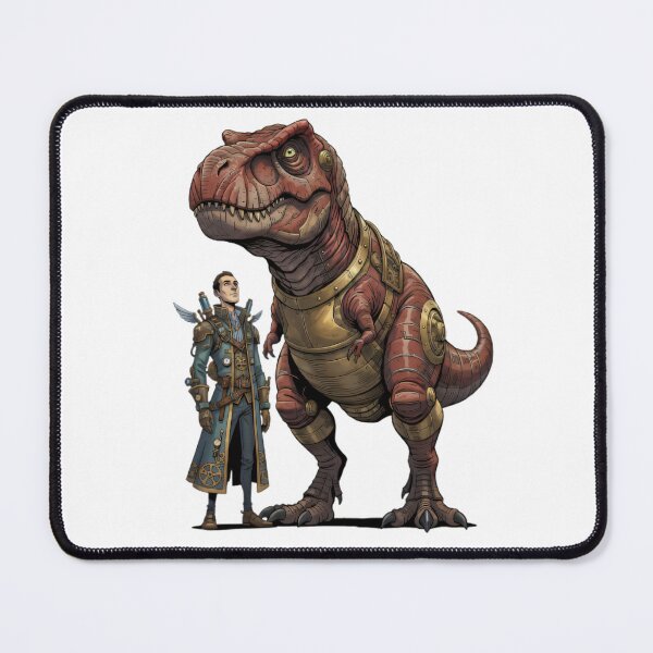 Item preview, Steampunk Armored T-Rex with Retro Scout designed and sold by Chaoscience.
