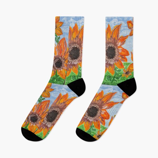 Item preview, Sunflowers and a Bee designed and sold by ladyinthemitten.
