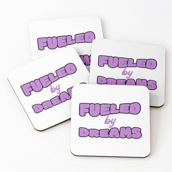Item preview, fueled by dreams minimal quote – creative mindset typography designed and sold by Crownvibes.