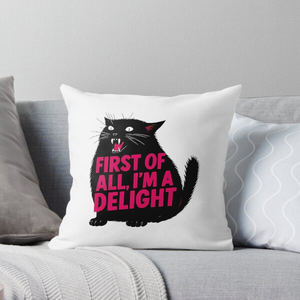 Item preview, Firsts Of All Im A Delights Roarings Blacks Cats Sayings designed and sold by Zoditory.