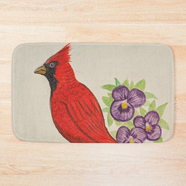 Item preview, Illinois state bird & flower, the cardinal and violet  designed and sold by Matt Starr Fine Art .