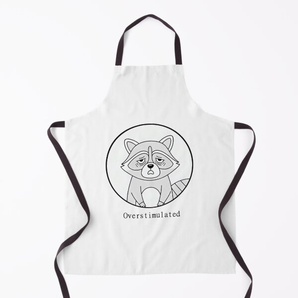 Item preview, Overstimulated Raccoon – Burnout Mood designed and sold by sillyweas.
