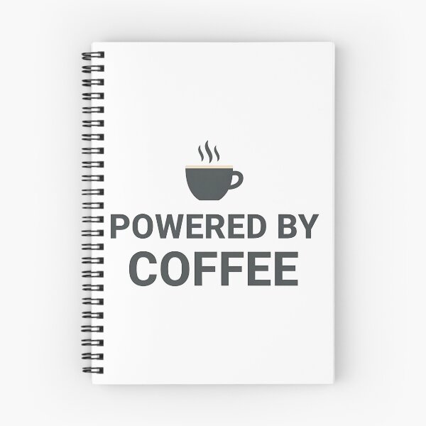 Item preview, Powered by Coffee Funny Coffee Lover T-Shirt designed and sold by Muzgle.