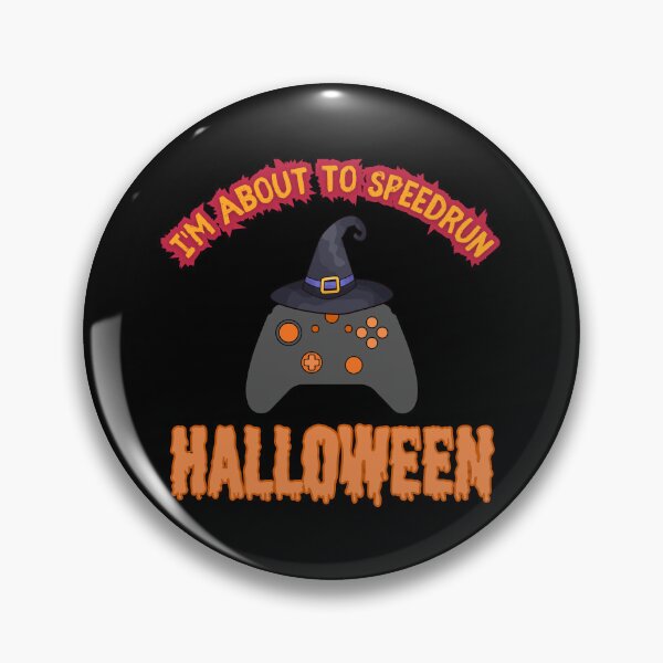Item preview, I'm About to Speedrun Halloween – Spooky Gamer Controller Art designed and sold by PHRASEandSTYLE.