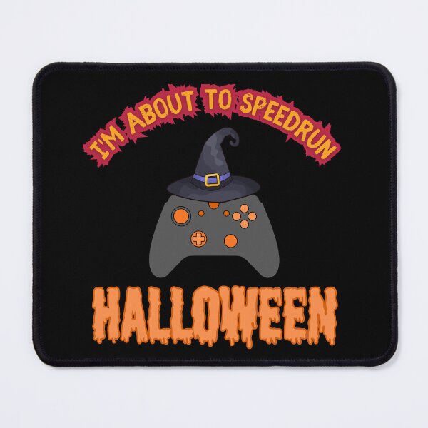 Item preview, I'm About to Speedrun Halloween – Spooky Gamer Controller Art designed and sold by PHRASEandSTYLE.