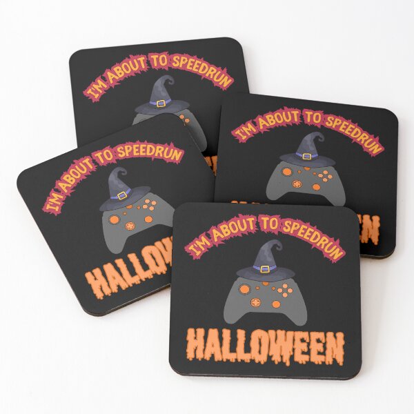 Item preview, I'm About to Speedrun Halloween – Spooky Gamer Controller Art designed and sold by PHRASEandSTYLE.