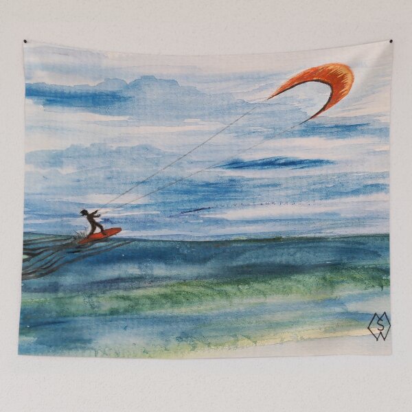 Item preview, Kitesurfing  designed and sold by Matt Starr Fine Art .
