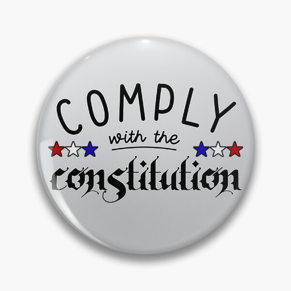 Item preview, Comply with the constitution designed and sold by Misstickers.