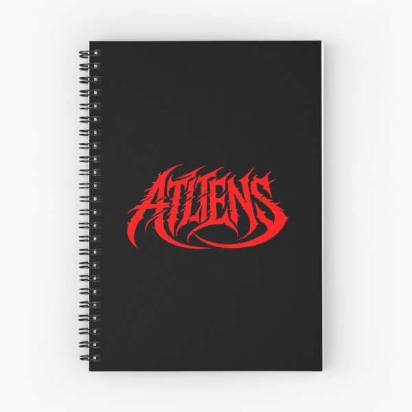 Item preview, ATLiens Brutal Death Metal Style Logo Red designed and sold by oliverkstoks.